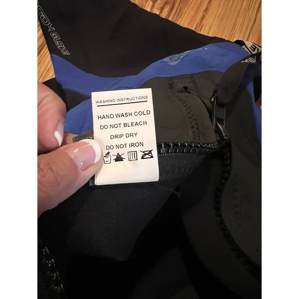 Body Glove Wet Suit Boys Junior Size 14 Crush 2.1mm Shorty Black‎ & Blue